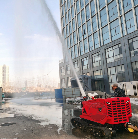 Diesel Fire Fighting Robot for Fire Brigade and Industrial Rescue