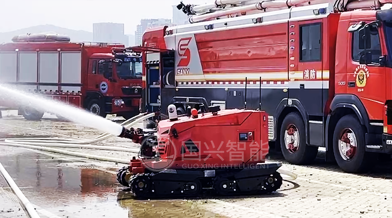 diesel firefighting robot