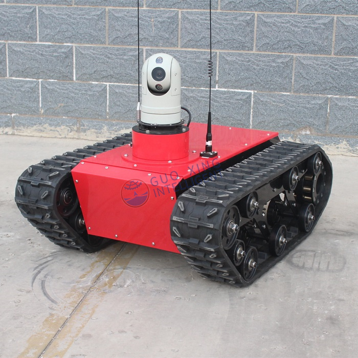 Outdoor All Terrain Tracked Mobile Robot Platform Chassis