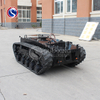 Remote Control Rubber Tracked Robot Tank Chassis