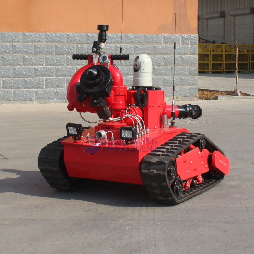 RXR-M40D-880T Explosion-proof Robotics Fire Fighting Robot Vehicle with Night Vision Camera