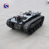 Remote Control Rubber Tracked Robot Tank Chassis