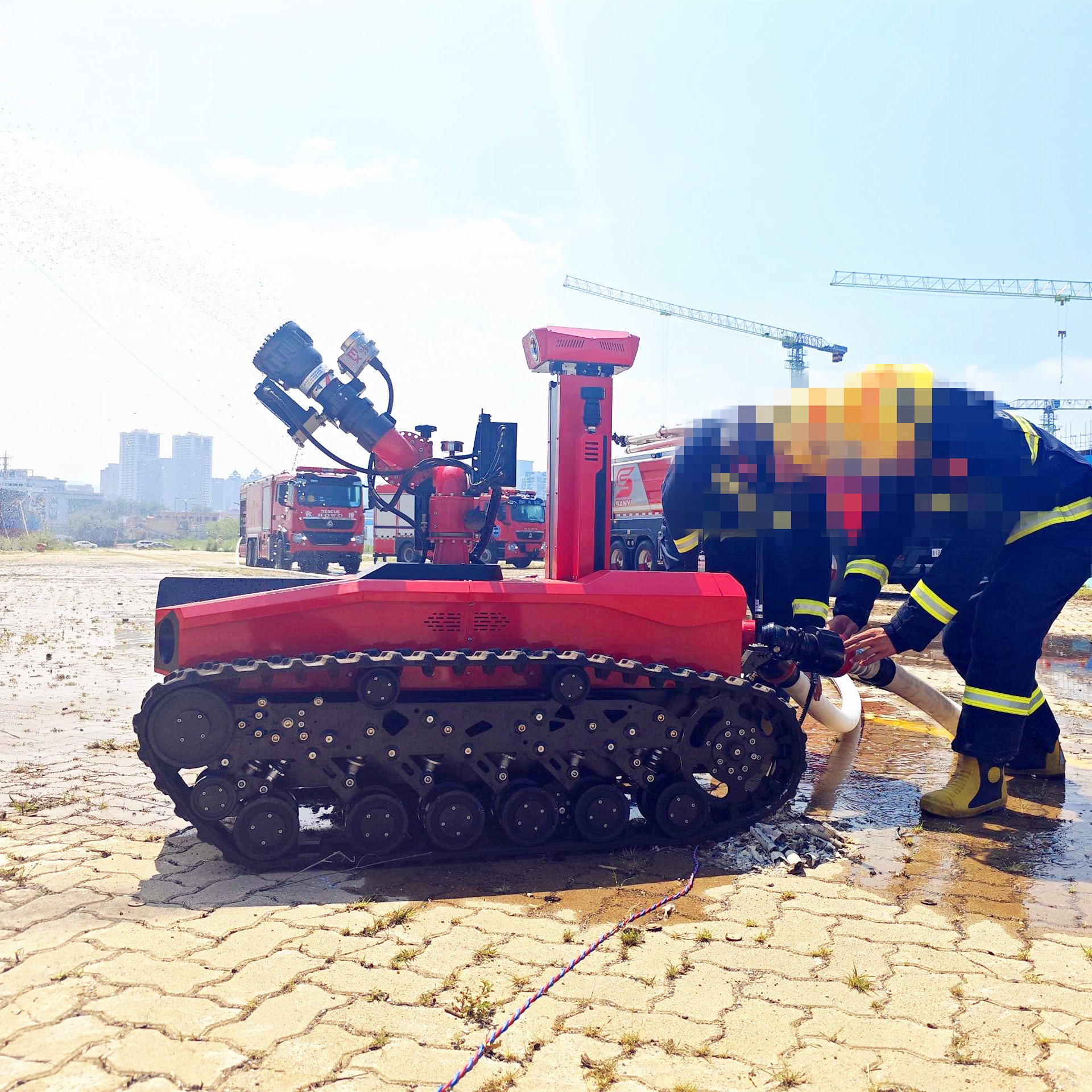 firefighting robot...