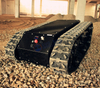 Electric Rubber Tracked Chassis Tracked Undercarriage Robotic Platform