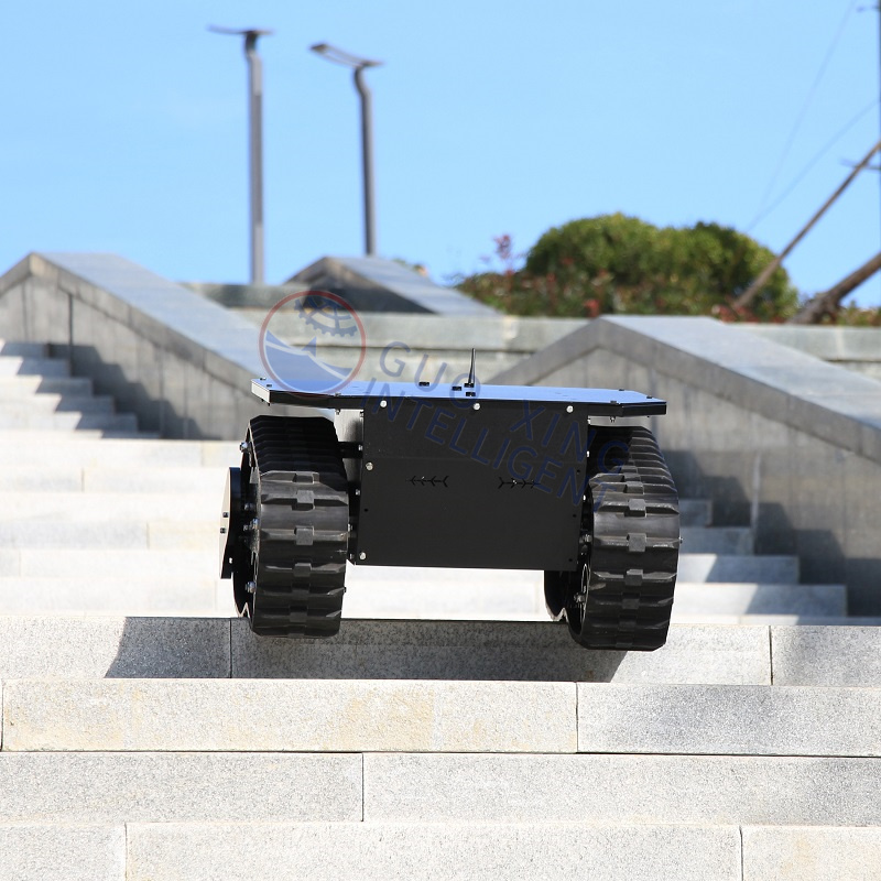 Safari - 880T Enhanced Security Patrol Inspection Crawler Tracked Robot Chassis