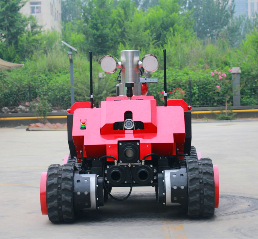 Water cannon remote control fire fighting rescue robot