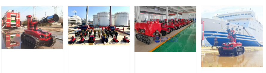 High-flow Firefighting Robot Water Cannon Petrochemical Site