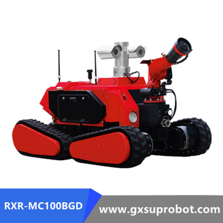 Newest Leading Explosion-proof 4wd track firefighting robot