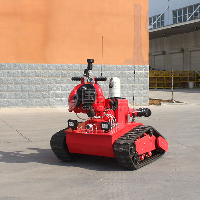 RXR-M40D-880T Firefighter Robot Battery Intelligent Driven Remote Control Robotics Fire Fighting Robot