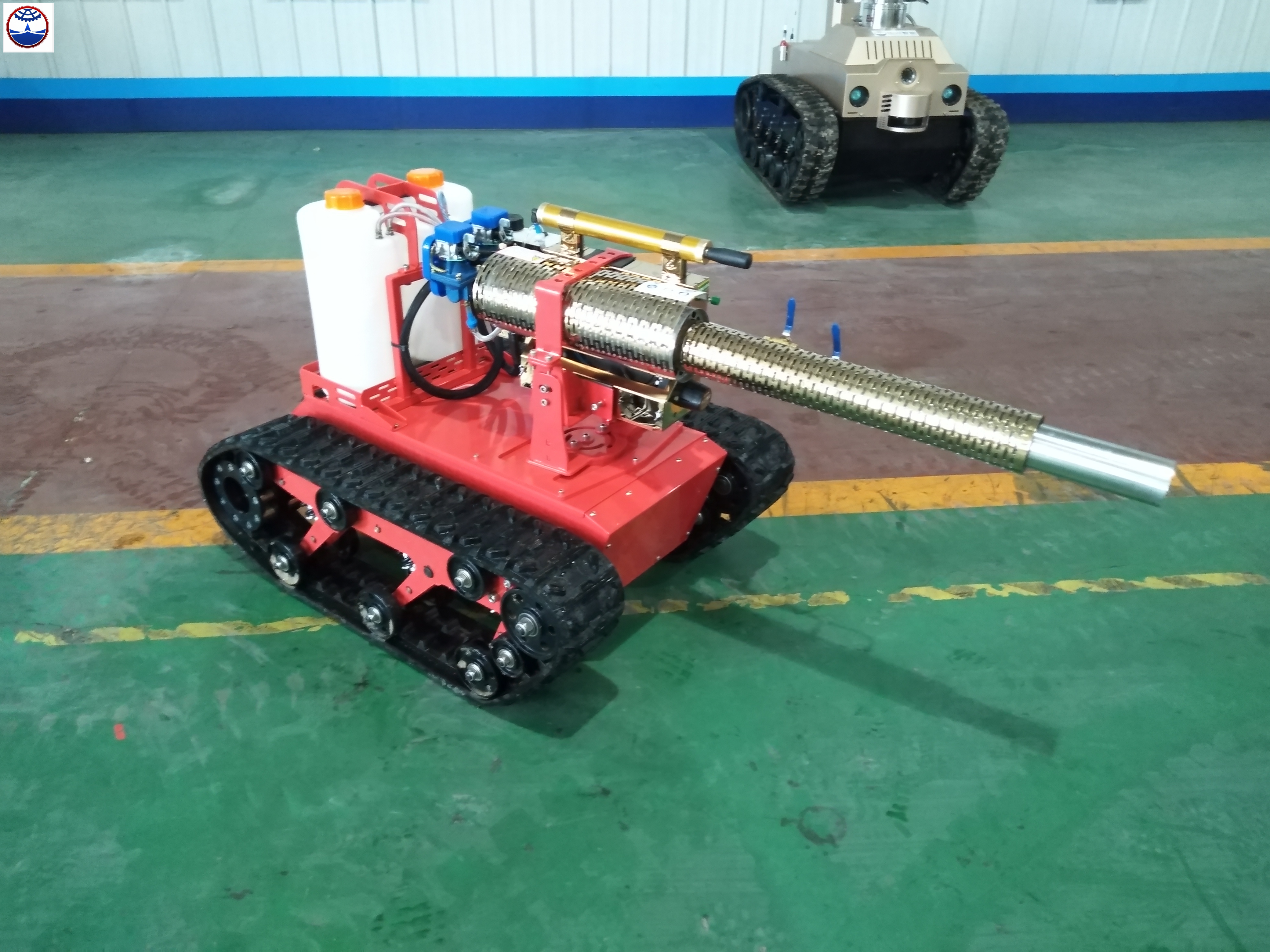 Disinfection robot chassis with electric