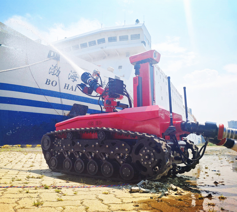 Explosion-Proof Firefighting Robot for Hazardous Industrial Sites