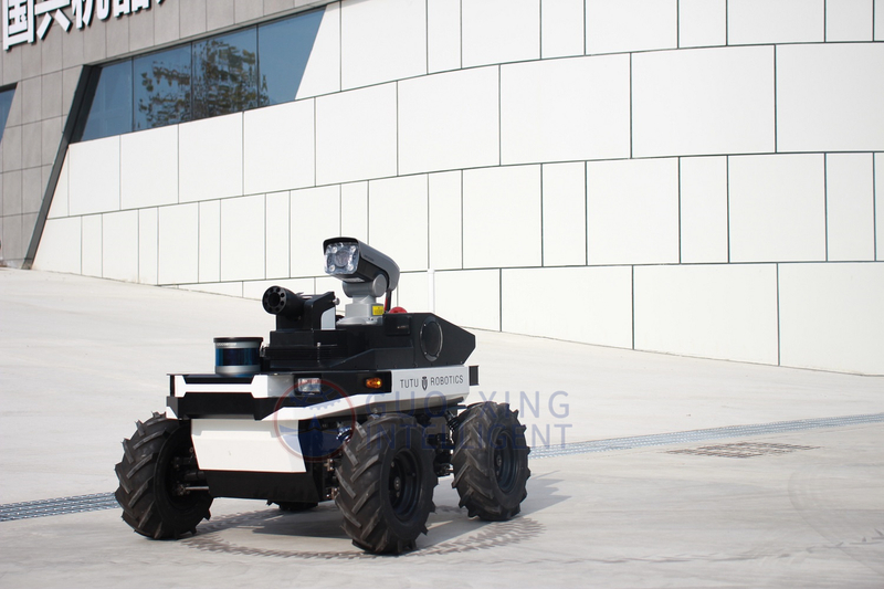 The Latest Intelligent Outdoor Security Patrol Robot for Factory School WT1000