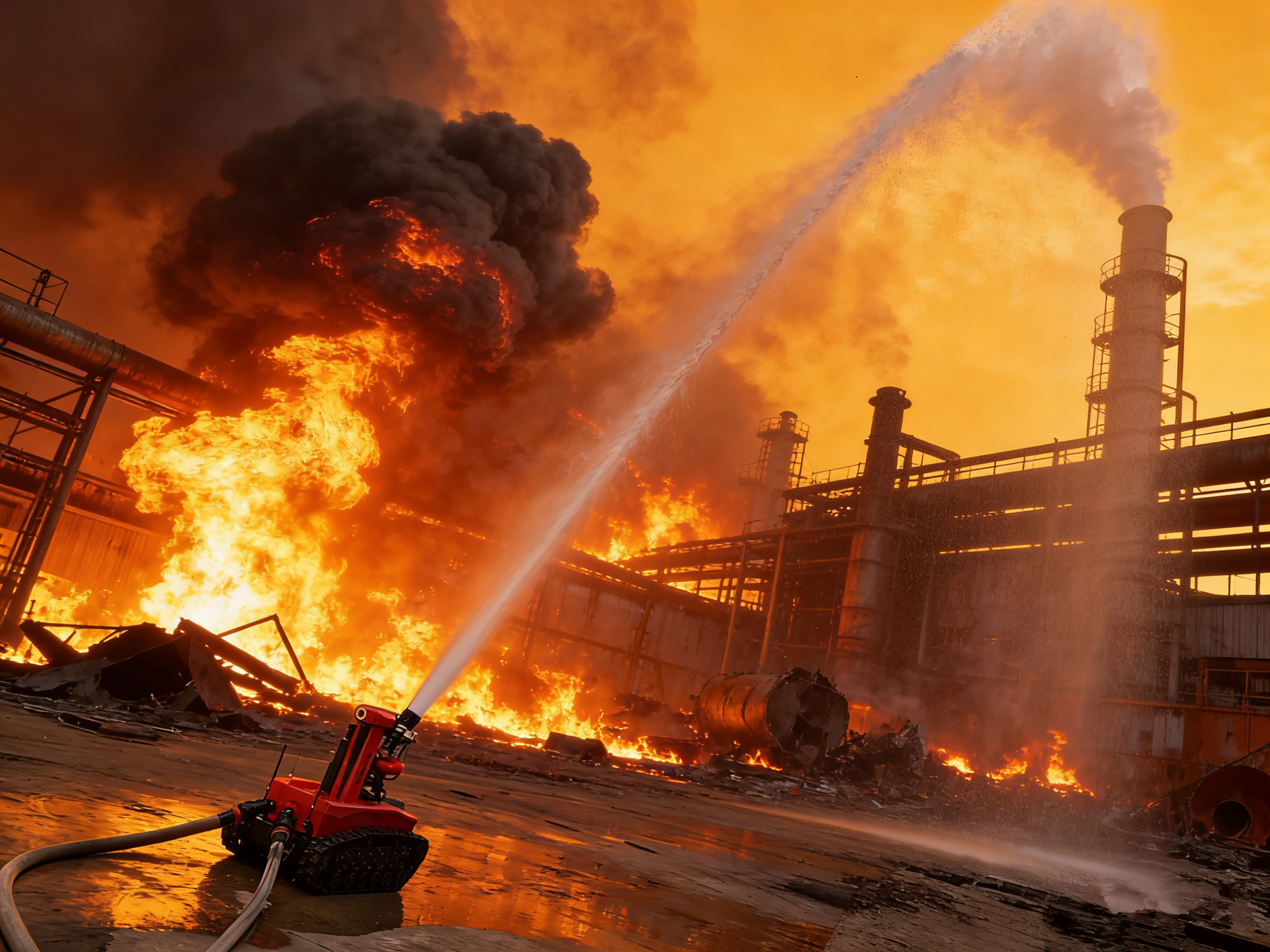 Industrial Firefighting Robots