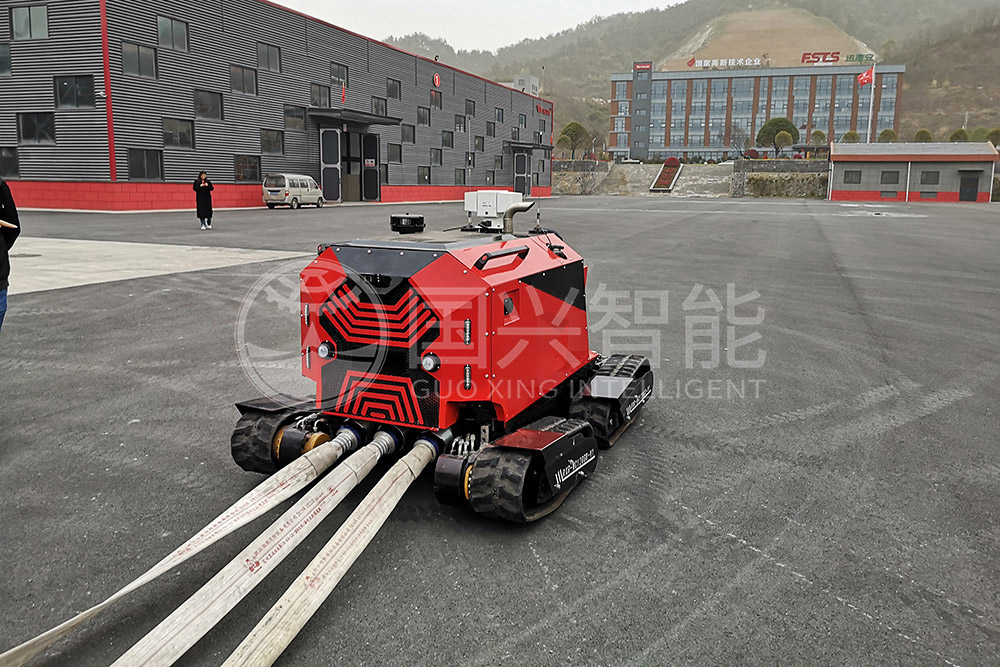 4wd Diesel Remote Control Water Gun Intelligent Fire Fighting Robots RXR-M150GD 