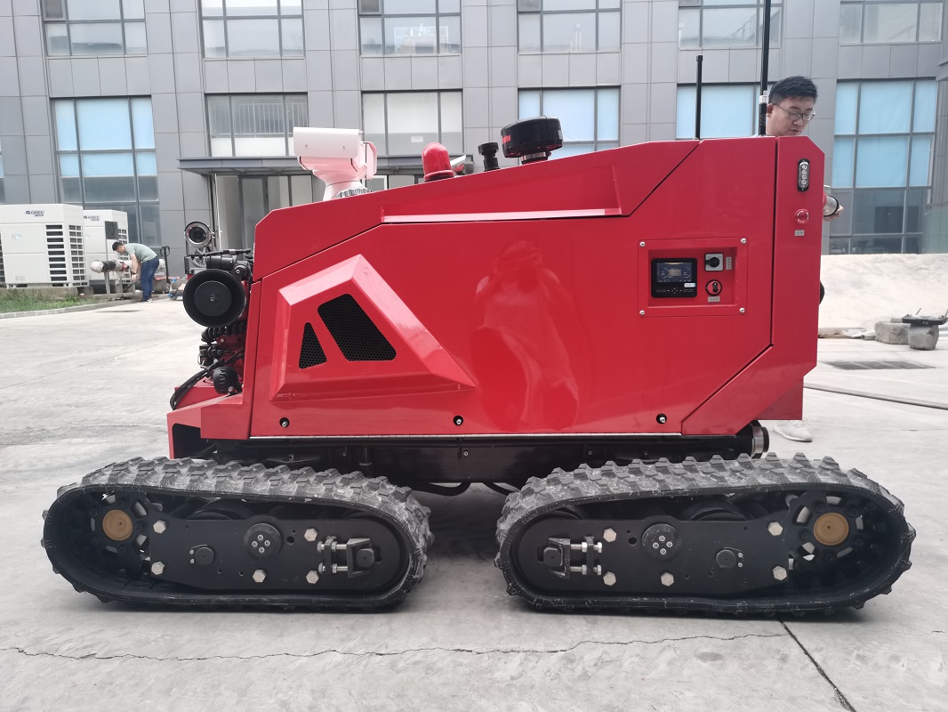 All Terrain Wireless Robotics Fire Fighting Robot Vehicle RXR-M150GD 