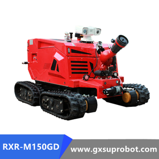 4wd Diesel Firefighting Robot RXR-M150GD 