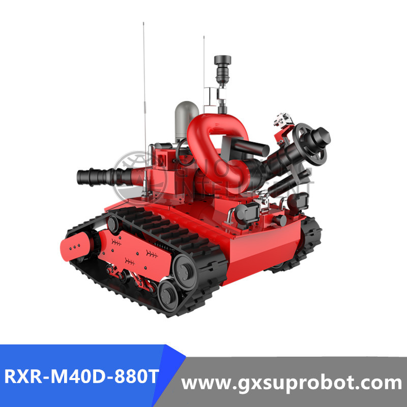 RXR-M40D-880T Remote Control Water Gun Intelligent Fire Fighting Robots