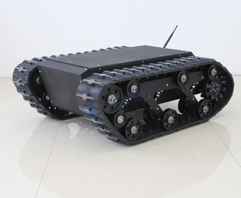 All Terrain Tracked Remote Control Mobile Robot Chassis Platform