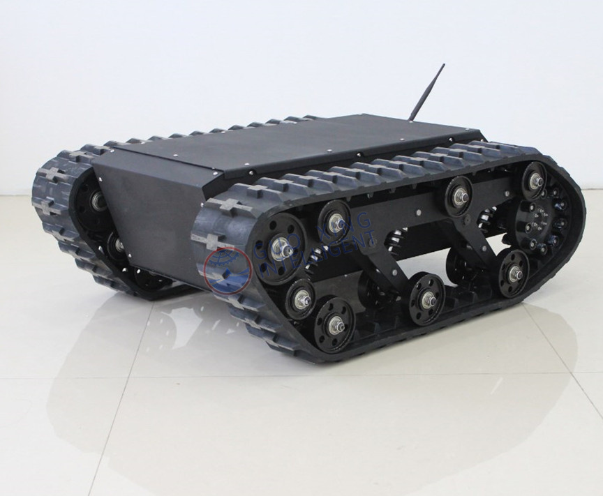 All Terrain Tracked Mobile Robot Platform Chassis