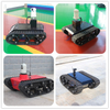 Electric Rubber Tracked Chassis Tracked Undercarriage Robotic Platform