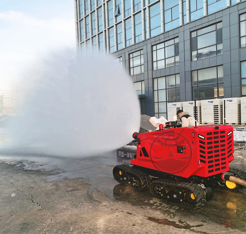 intelligent multifunctional reconnaissance diesel ugv firefighting robotic