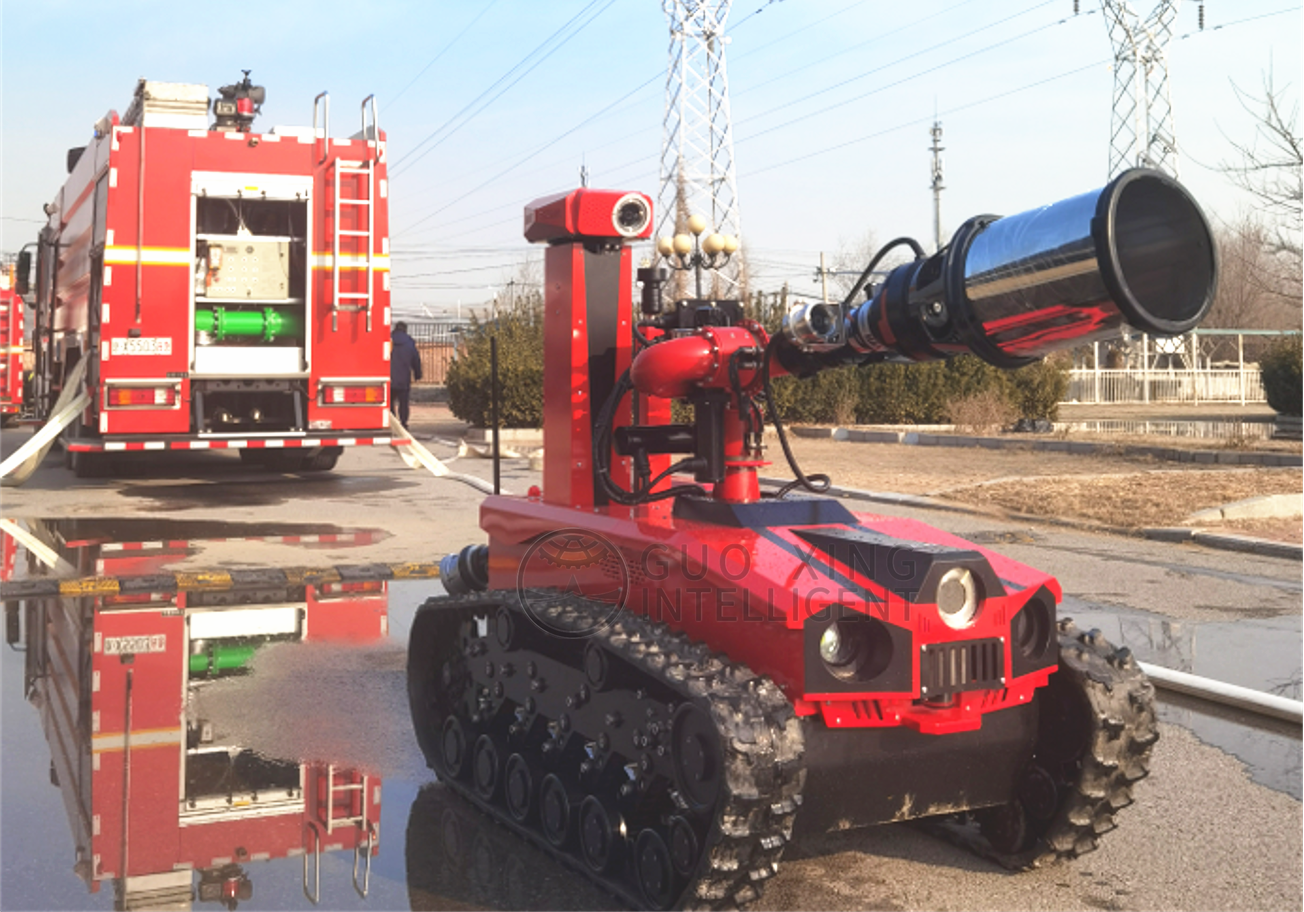 Industrial Firefighting Robot Deployment